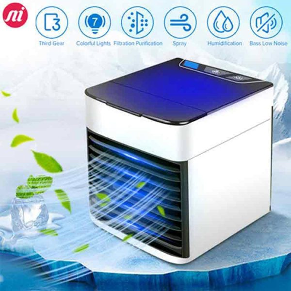 Portable Personal Air Conditioner, Mini Usb 3 In 1 Air Cooler (random Color)