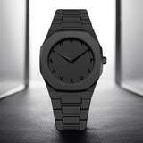 Full Black Aura Quartz Watch – Lightweight Design, , Premium Quality & Finish – Best Quality Analog Watch For Boys – Watch For Men | Full Black Color Watch – Without Box