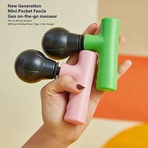 Handle Elbow Fascial Massage Gun – Deep Muscle Relaxation & Vibration Therapy For Soreness, Fatigue & Body Recovery
