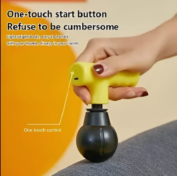 Handle Elbow Fascial Massage Gun – Deep Muscle Relaxation & Vibration Therapy For Soreness, Fatigue & Body Recovery