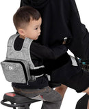 Kids Seat Belt Bag / Children Motorcycle Strap | Breathable Baby Fall Protection Safety Strap | Adjustable Safety (random Color)